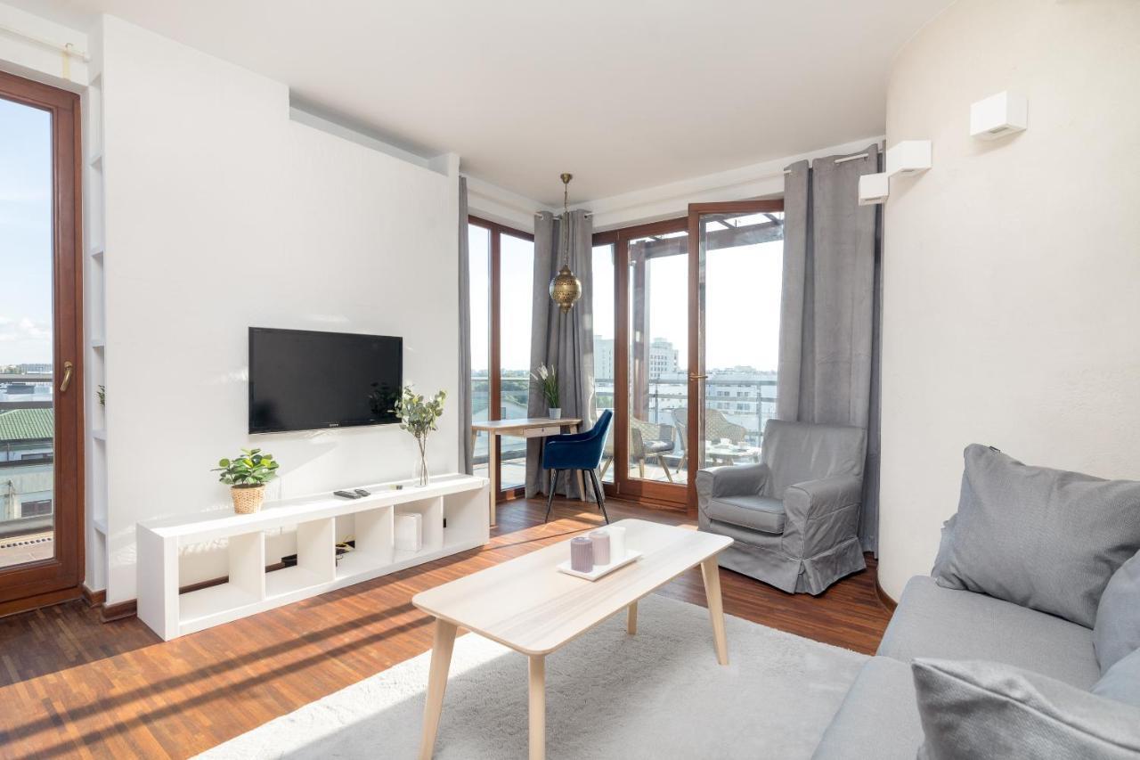 Mokotow Premium Apartment With Terrace Varşova Dış mekan fotoğraf